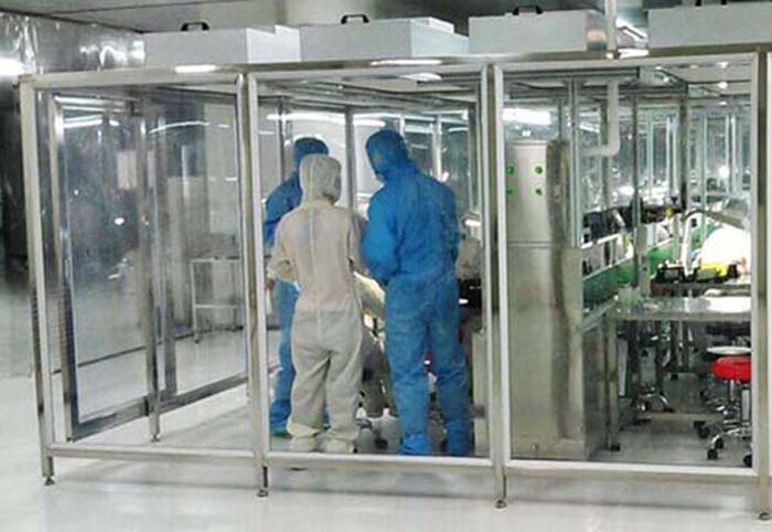 潔凈棚使用過程中 使用人員應穿戴清潔的工作服、手套、口罩等防護用品。 不得在潔凈棚內進食、飲水、吸煙等。